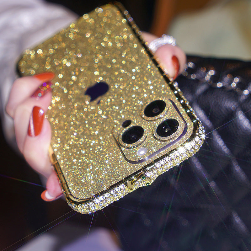 Diamond High Quality Glitter Anti-fall Protective iPhone Case - Mycasety Mycasety
