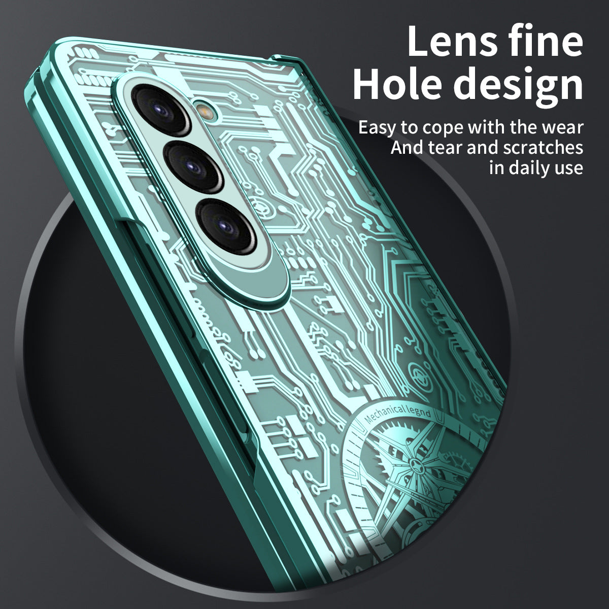 Mechanical Legend Electroplated Case For Samsung Galaxy Z Fold5/4/3 5G