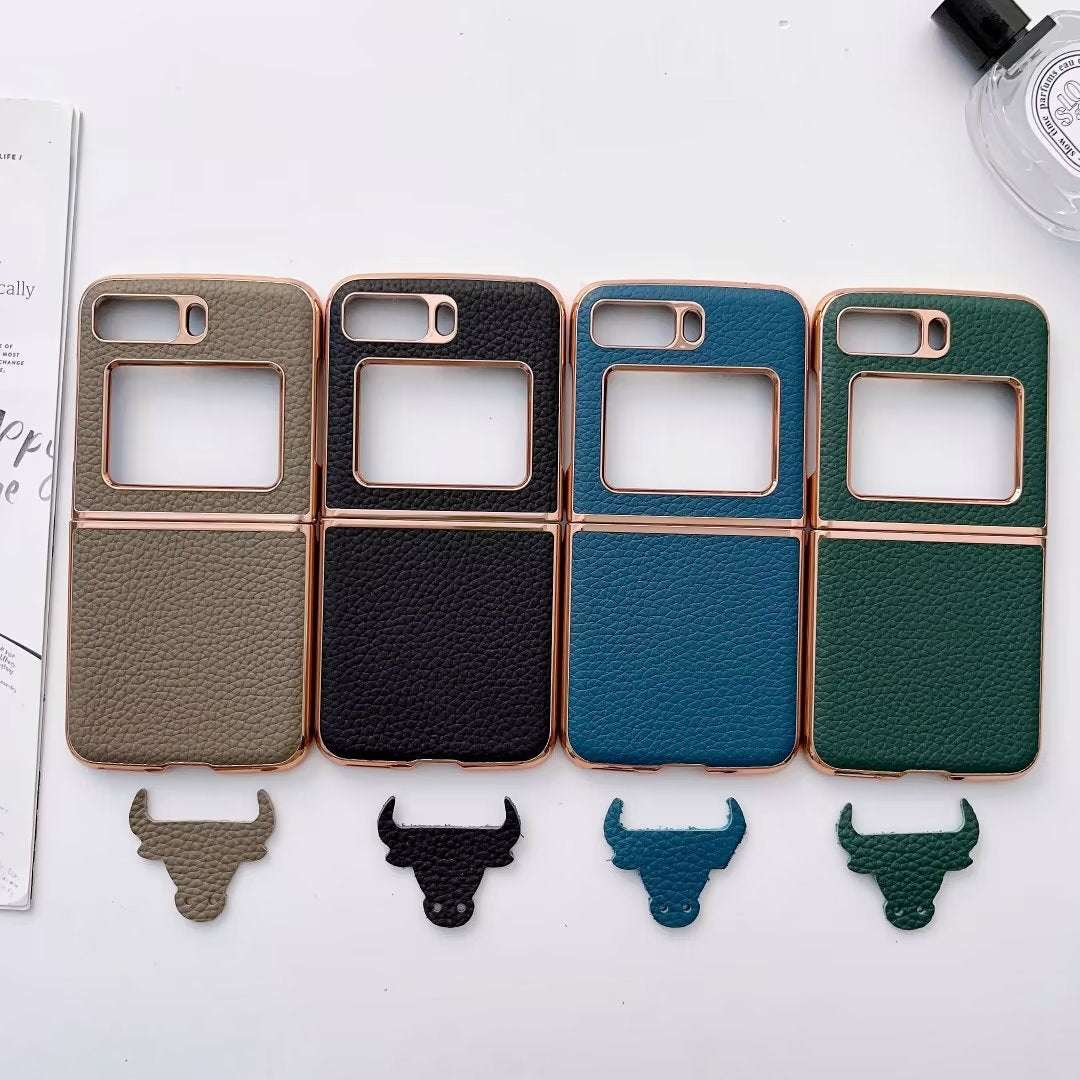 Motorola razr 2023 mobile phone case folding leather case Moto razr 40ultra business case