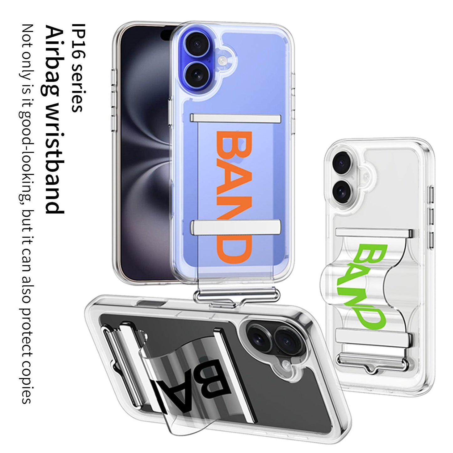 Wristband Holder Shockproof iPhone Case