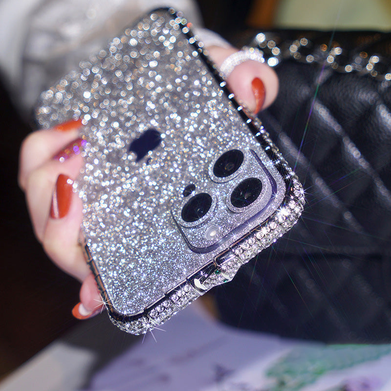 Diamond High Quality Glitter Anti-fall Protective iPhone Case - Mycasety Mycasety