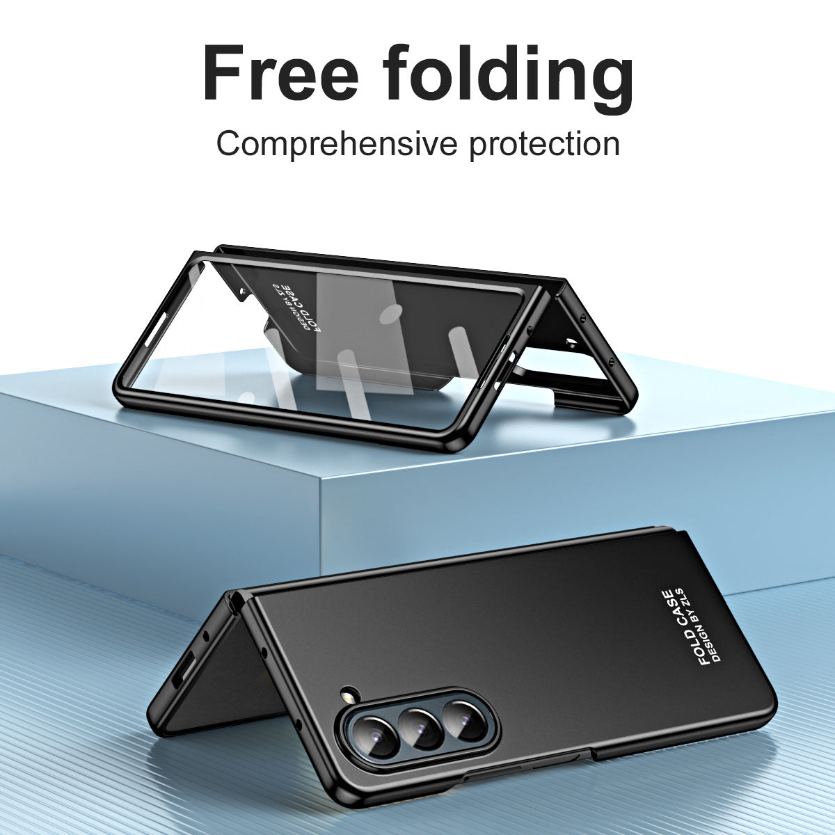 Samsung Galaxy Z Fold 5 Case with Pen Slot and Front Screen Protector Drop Resistant Case