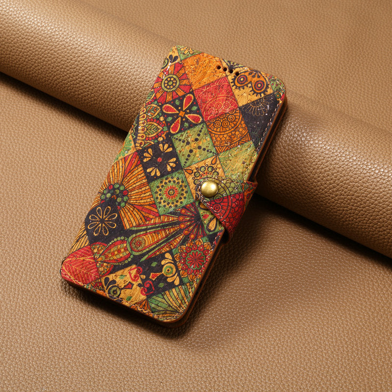 Luxurious Bohemian Style Card Holder iPhone Case With Lanyard - Mycasety Mycasety