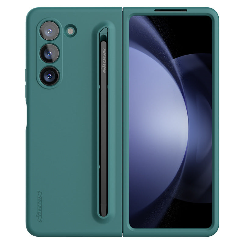 Anti-fall Protective Phone Case With Pen Tray Shell and Film For Samsung Galaxy Z Fold5 Fold4 Fold3 - Mycasety Mycasety