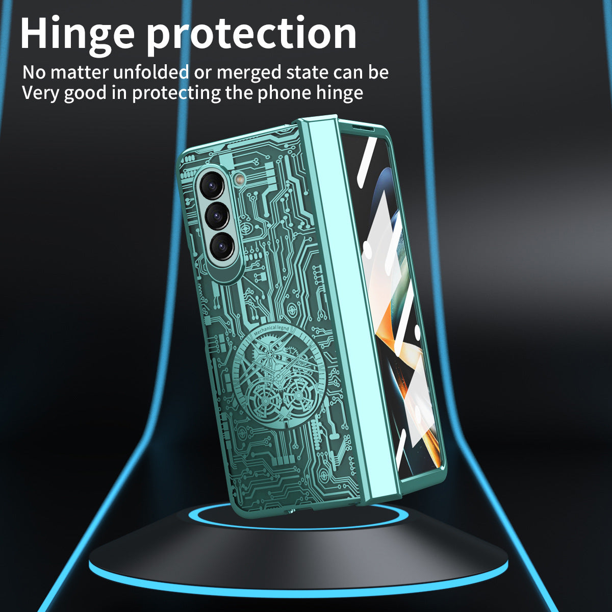 Mechanical Legend Electroplated Case For Samsung Galaxy Z Fold5/4/3 5G