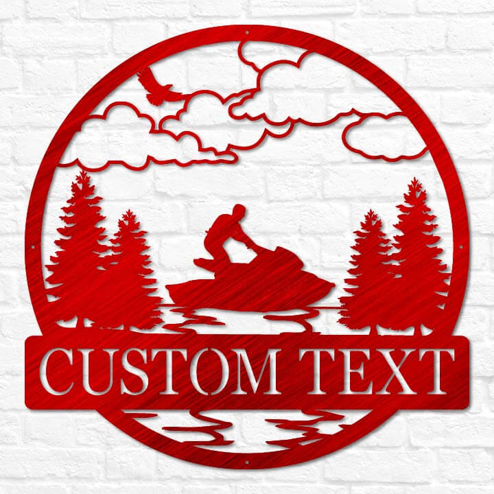 Jet Ski Outdoor Monogram