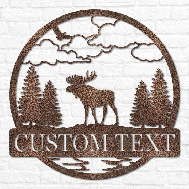 Moose Outdoor Monogram