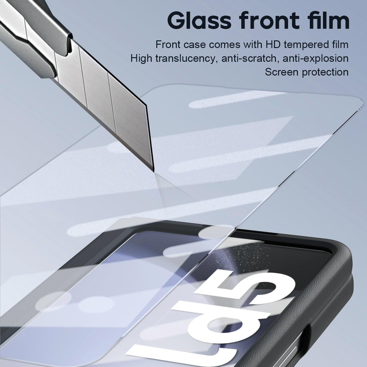 Anti-fall Protective Leather Phone Case With Invisible Bracket and Film For Samsung Galaxy Z Fold5 Fold4 - Mycasety Mycasety