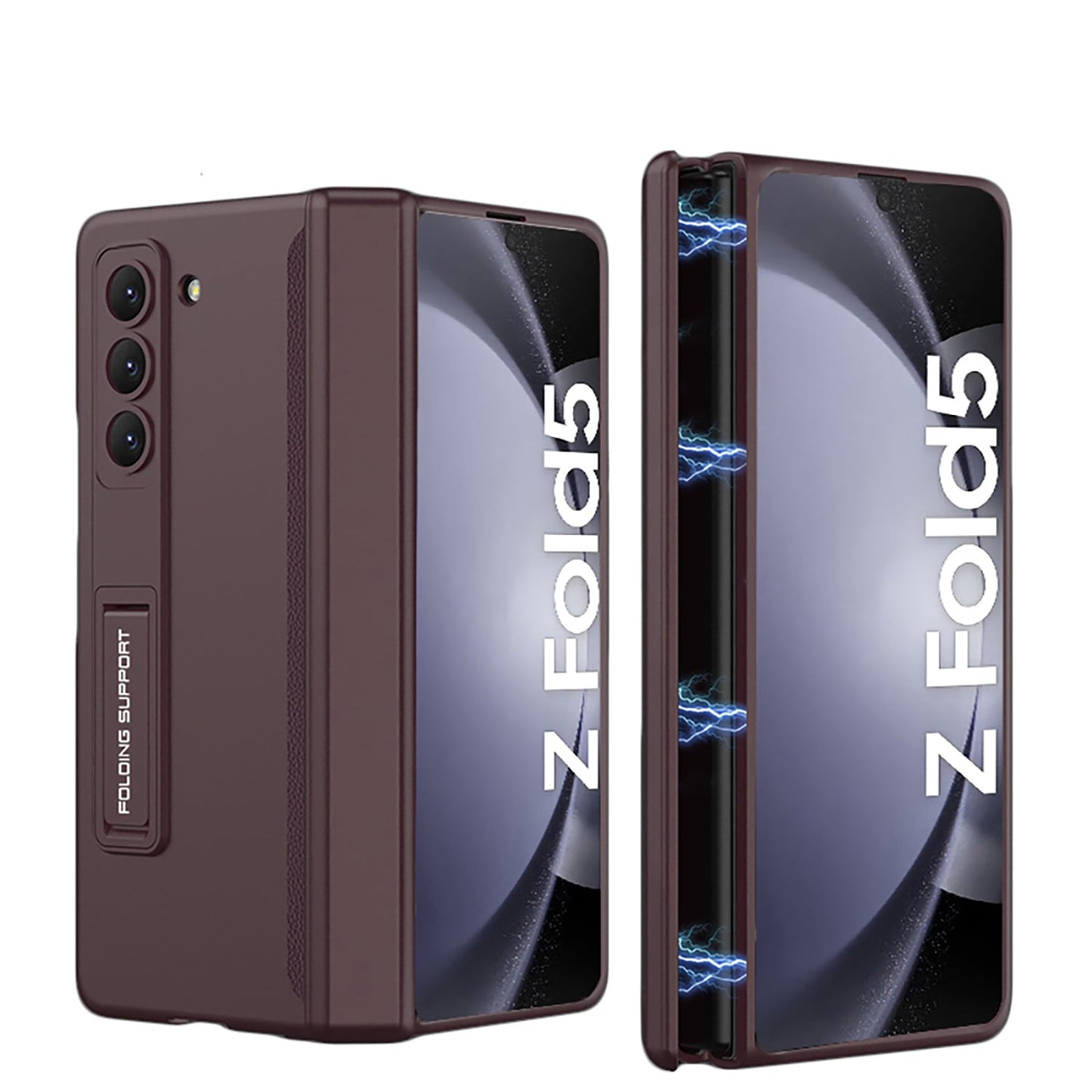 Magnetic Hinge Hidden Bracket All-included Case For Samsung Galaxy Z Fold5 Fold4 Fold3 Fold2 - mycasety2023 Mycasety