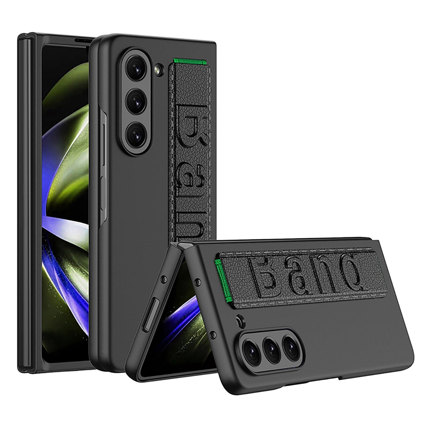 Luxury Wristband Holder Phone Case For Samsung Galaxy Z Fold 5/4/3 5G - Mycasety Mycasety