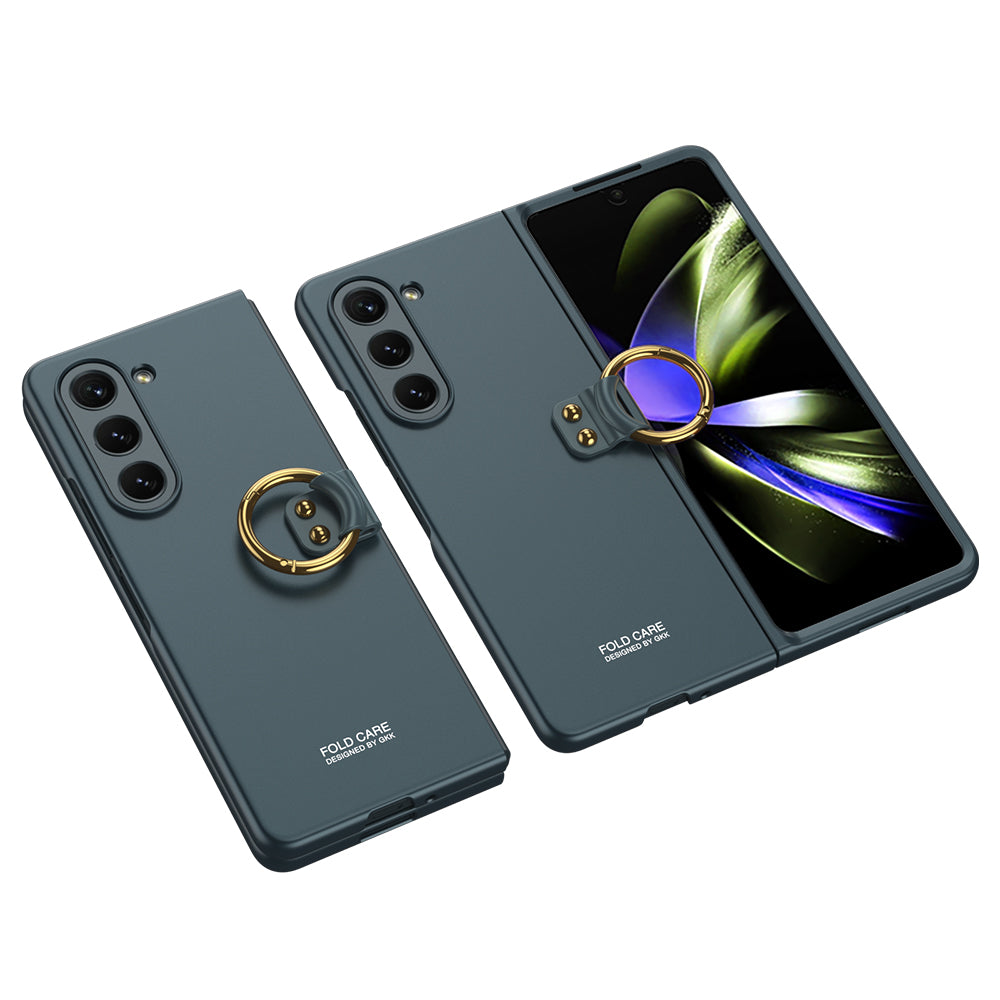 Ultra-thin All-inclusive Ring Holder Protective Cover For Samsung Galaxy Z Fold 5/4/3 5G - Mycasety Mycasety