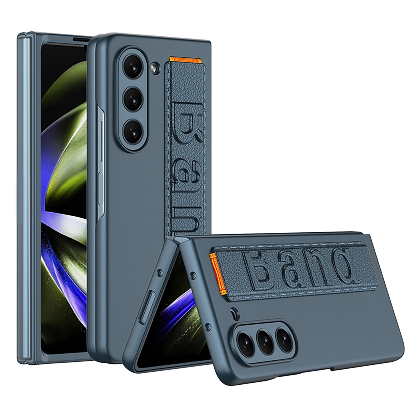 Luxury Wristband Holder Phone Case For Samsung Galaxy Z Fold 5/4/3 5G - Mycasety Mycasety
