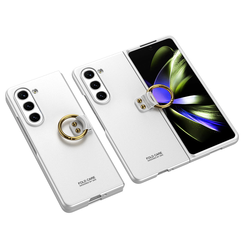 Ultra-thin All-inclusive Ring Holder Protective Cover For Samsung Galaxy Z Fold 5/4/3 5G - Mycasety Mycasety