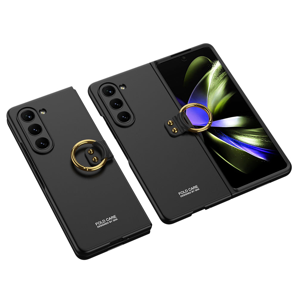 Ultra-thin All-inclusive Ring Holder Protective Cover For Samsung Galaxy Z Fold 5/4/3 5G - Mycasety Mycasety
