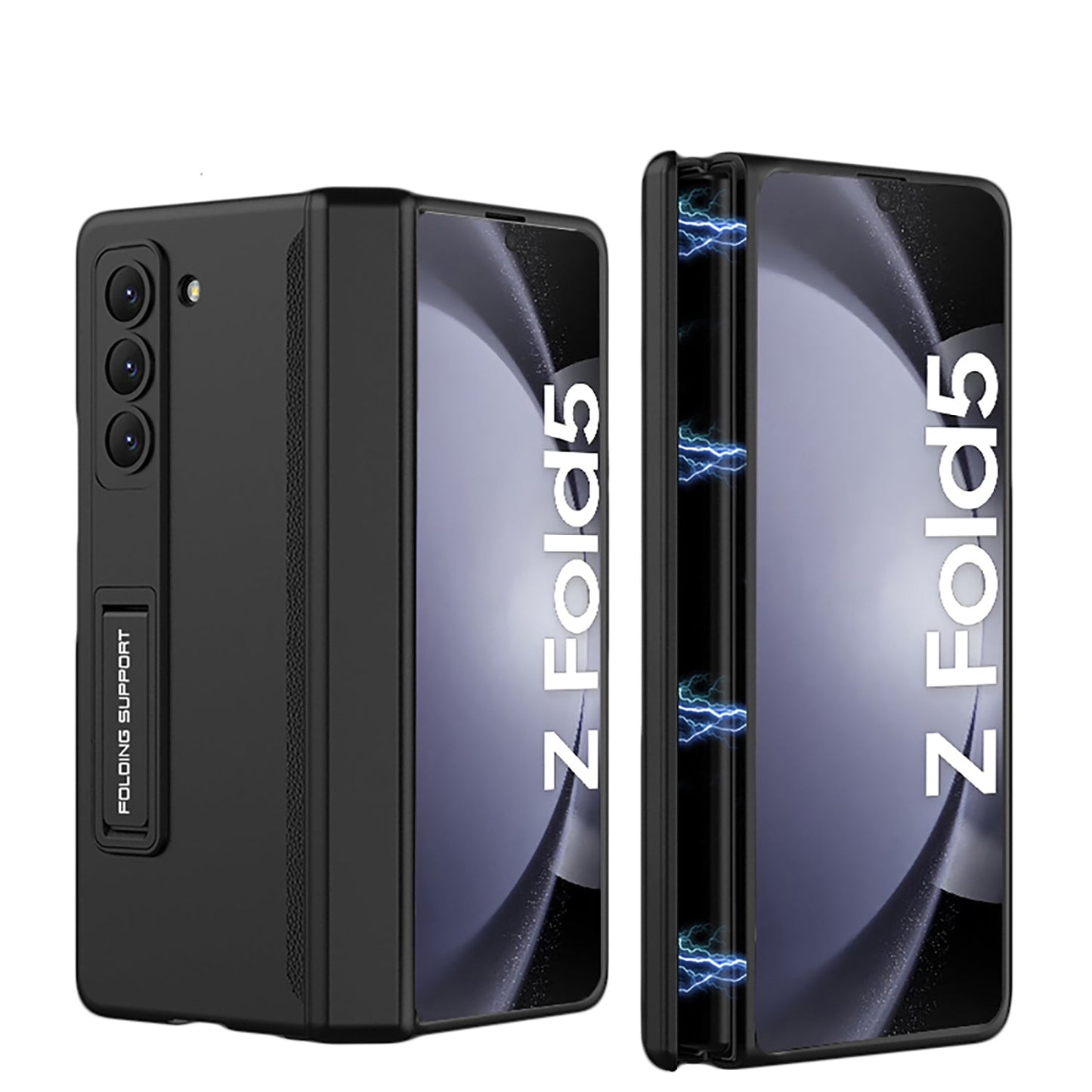 Magnetic Hinge Hidden Bracket All-included Case For Samsung Galaxy Z Fold5 Fold4 Fold3 Fold2 - mycasety2023 Mycasety