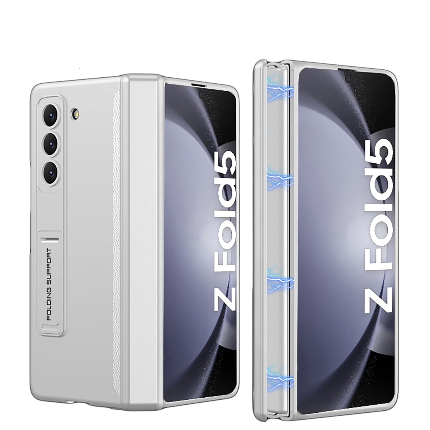 Magnetic Hinge Hidden Bracket All-included Case For Samsung Galaxy Z Fold5 Fold4 Fold3 Fold2 - mycasety2023 Mycasety