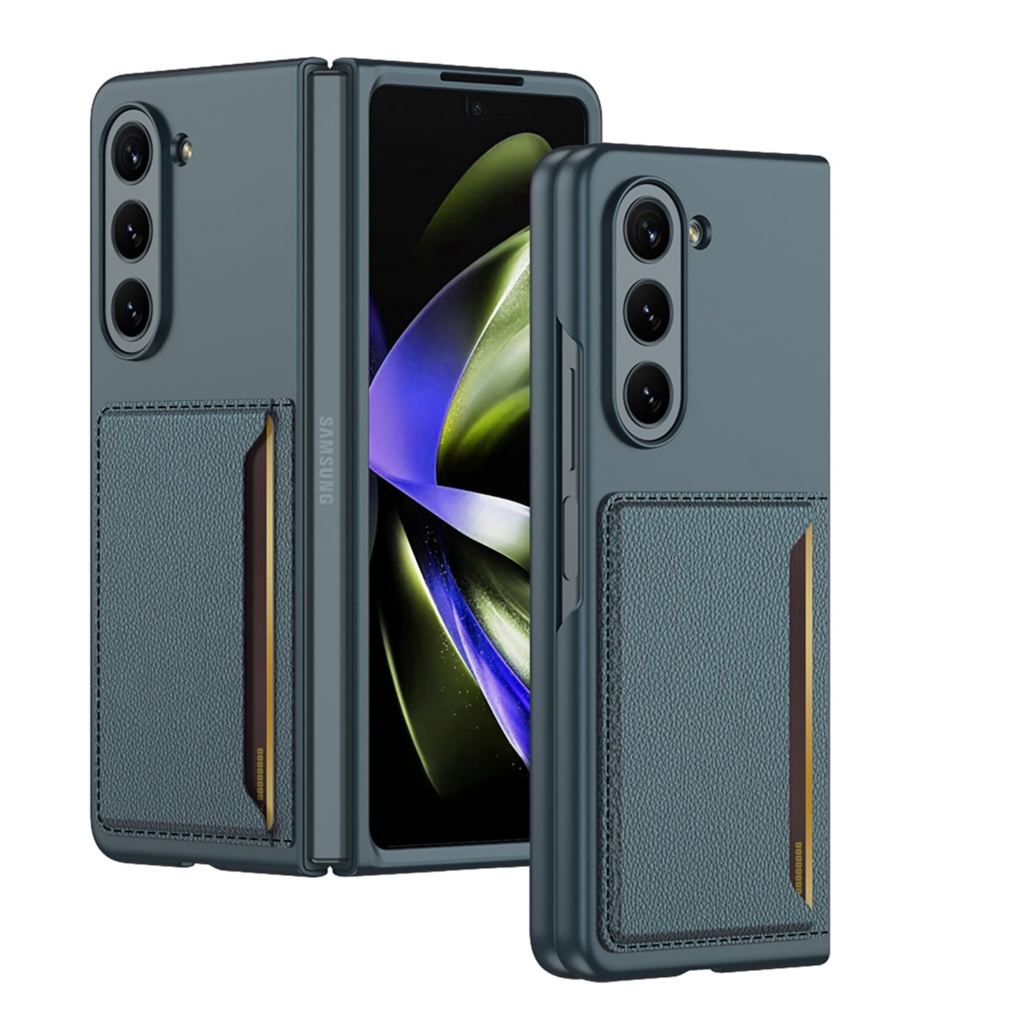 Luxury Card Holder All-inclusive Phone Case For Samsung Galaxy Z Fold 5/4/3 5G - Mycasety Mycasety