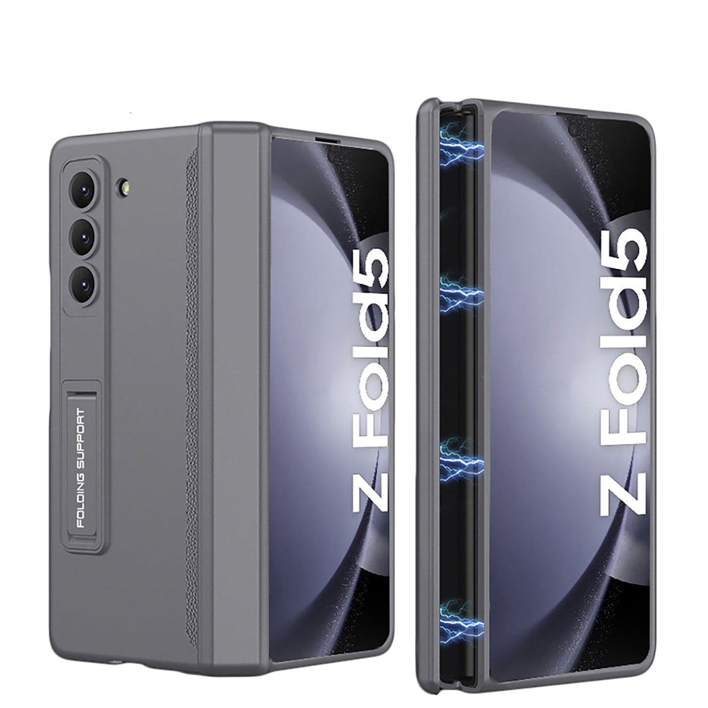 Magnetic Hinge Hidden Bracket All-included Case For Samsung Galaxy Z Fold5 Fold4 Fold3 Fold2 - mycasety2023 Mycasety
