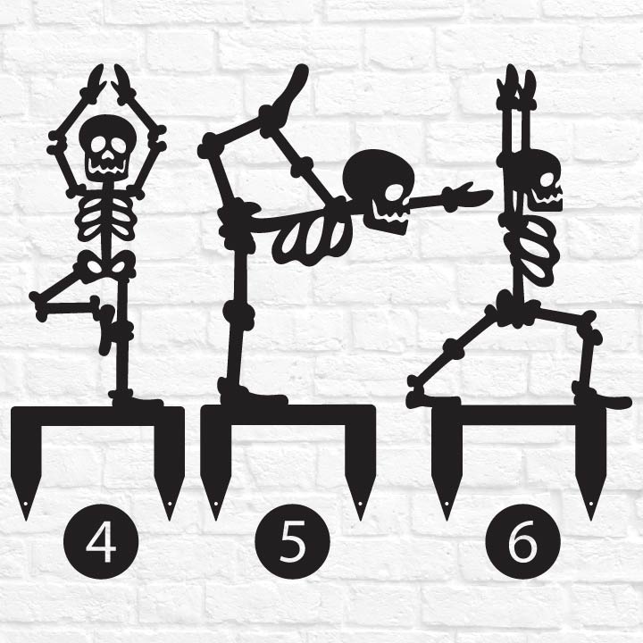 Halloween Skeleton Yard Stakes
