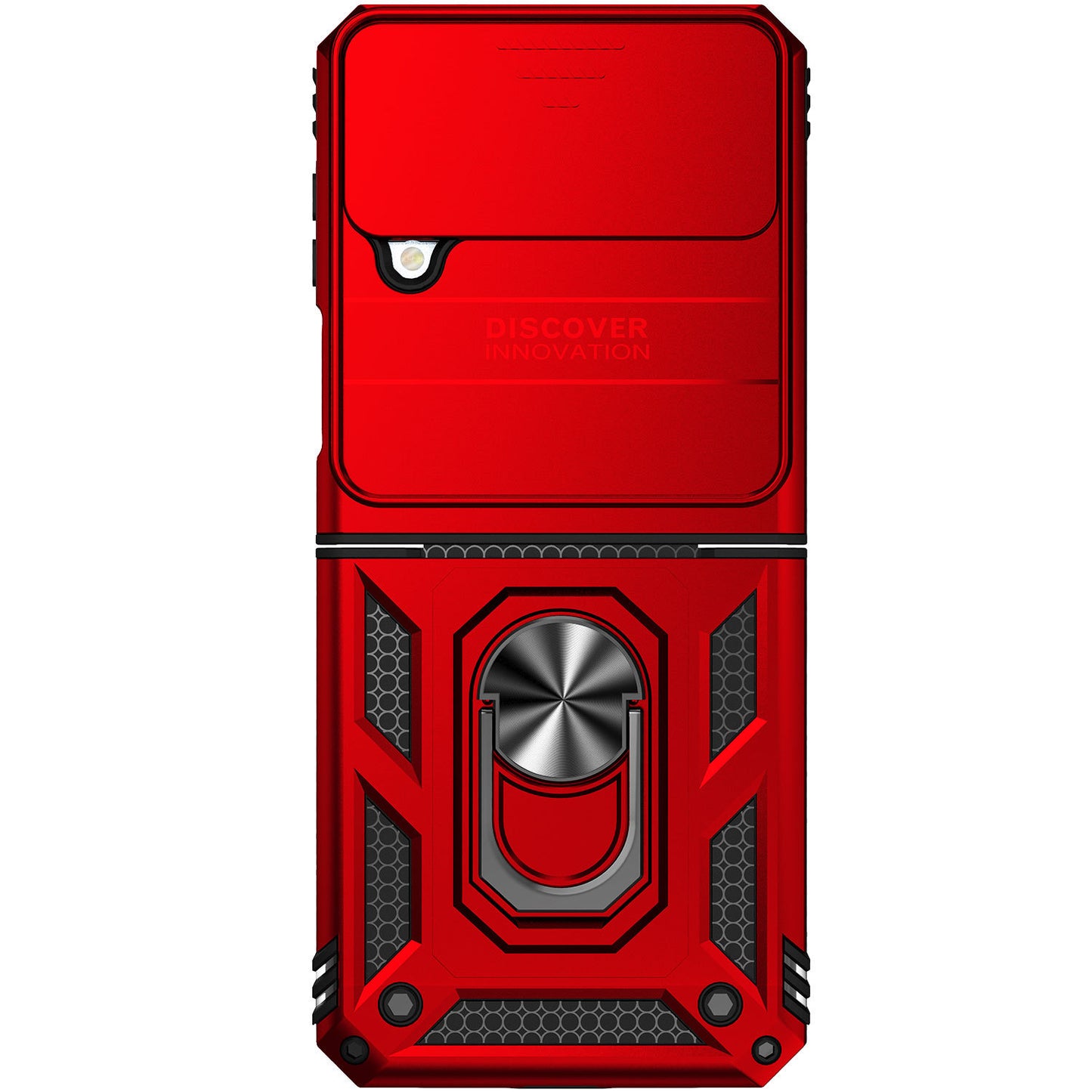 Samsung Galaxy Z Flip4 Heavy Duty Shockproof Cam Shield Armor Case with Kickstand Ring Holder