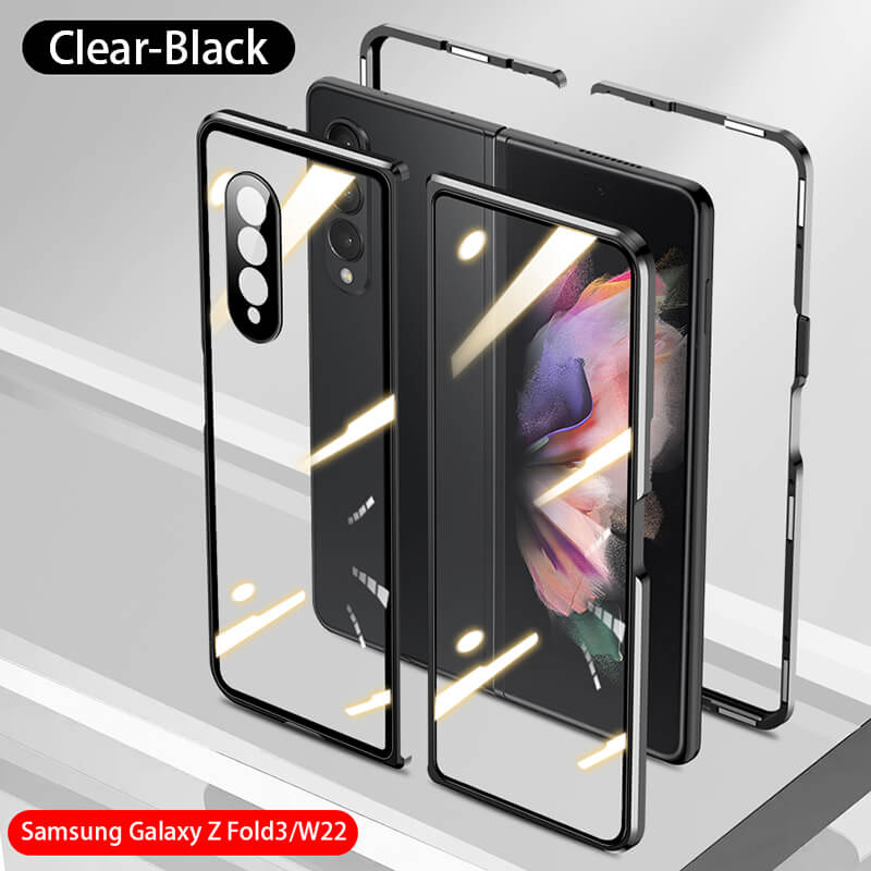 Magnetic Metal Anti-fall Privacy Protective Case For Samsung Galaxy Z Fold3 5G