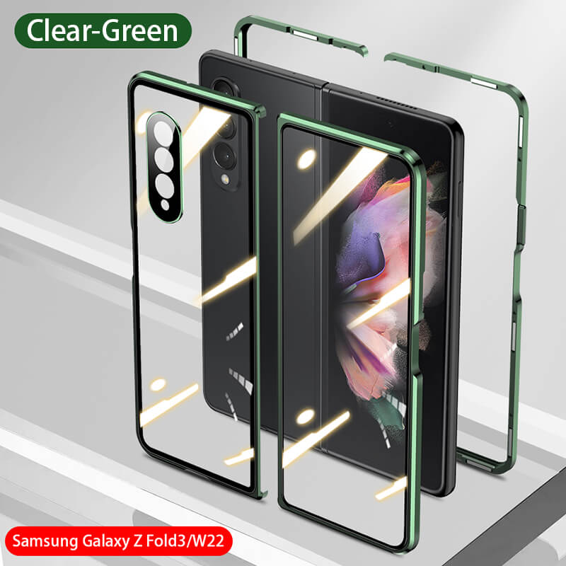 Magnetic Metal Anti-fall Privacy Protective Case For Samsung Galaxy Z Fold3 5G