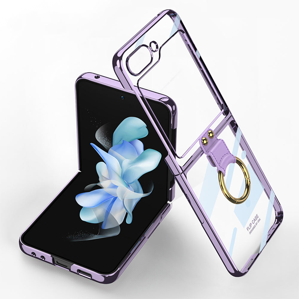 Samsung Galaxy Z Flip5 Phantom Plating Case With Ring Bracket