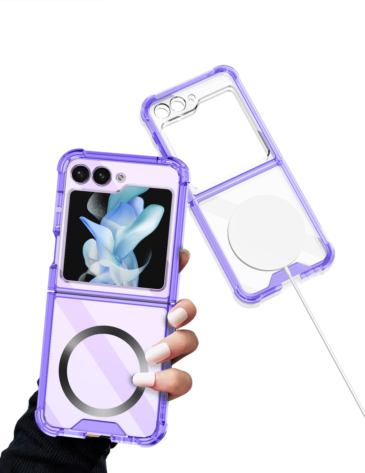 Airbag Anti-Drop Case F or Samsung Galaxy Z Flip5 With Magsafe Function