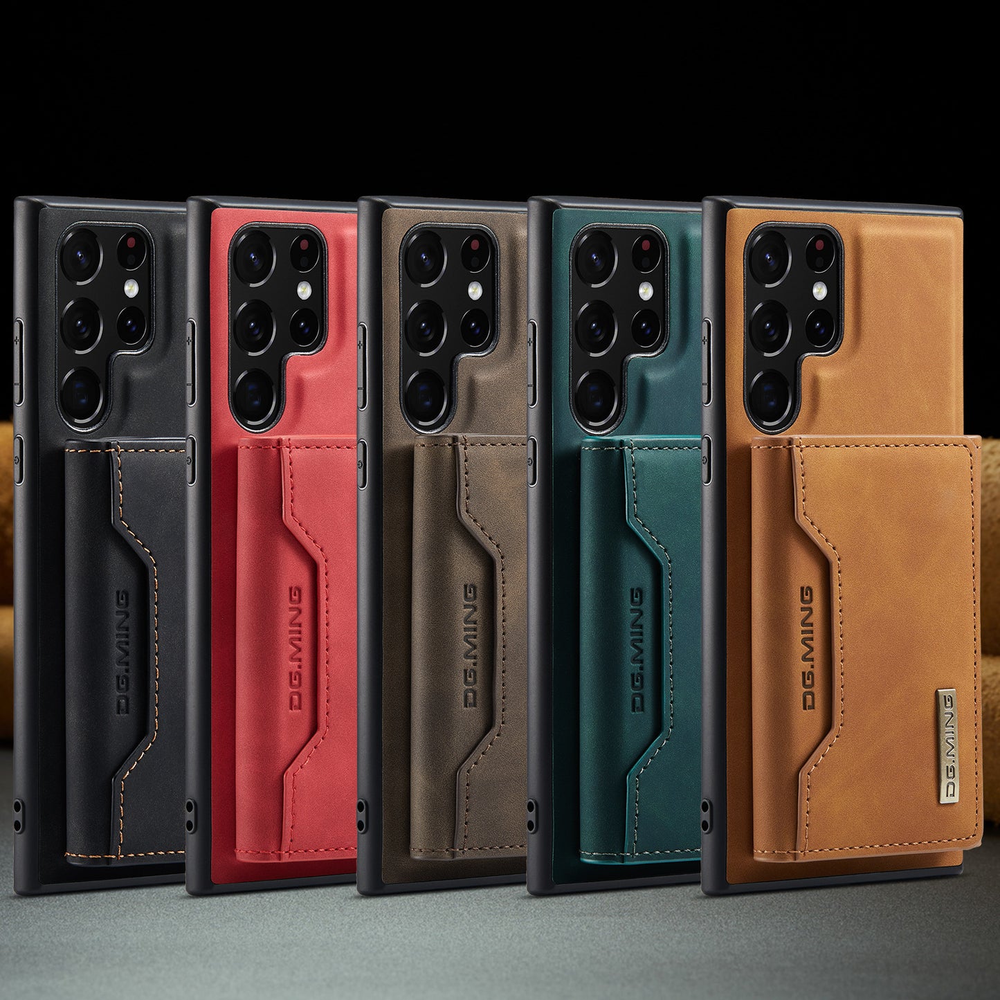 Magnetic Leather Wallet Case For the Samsung S22 Ultra S23 Ultra