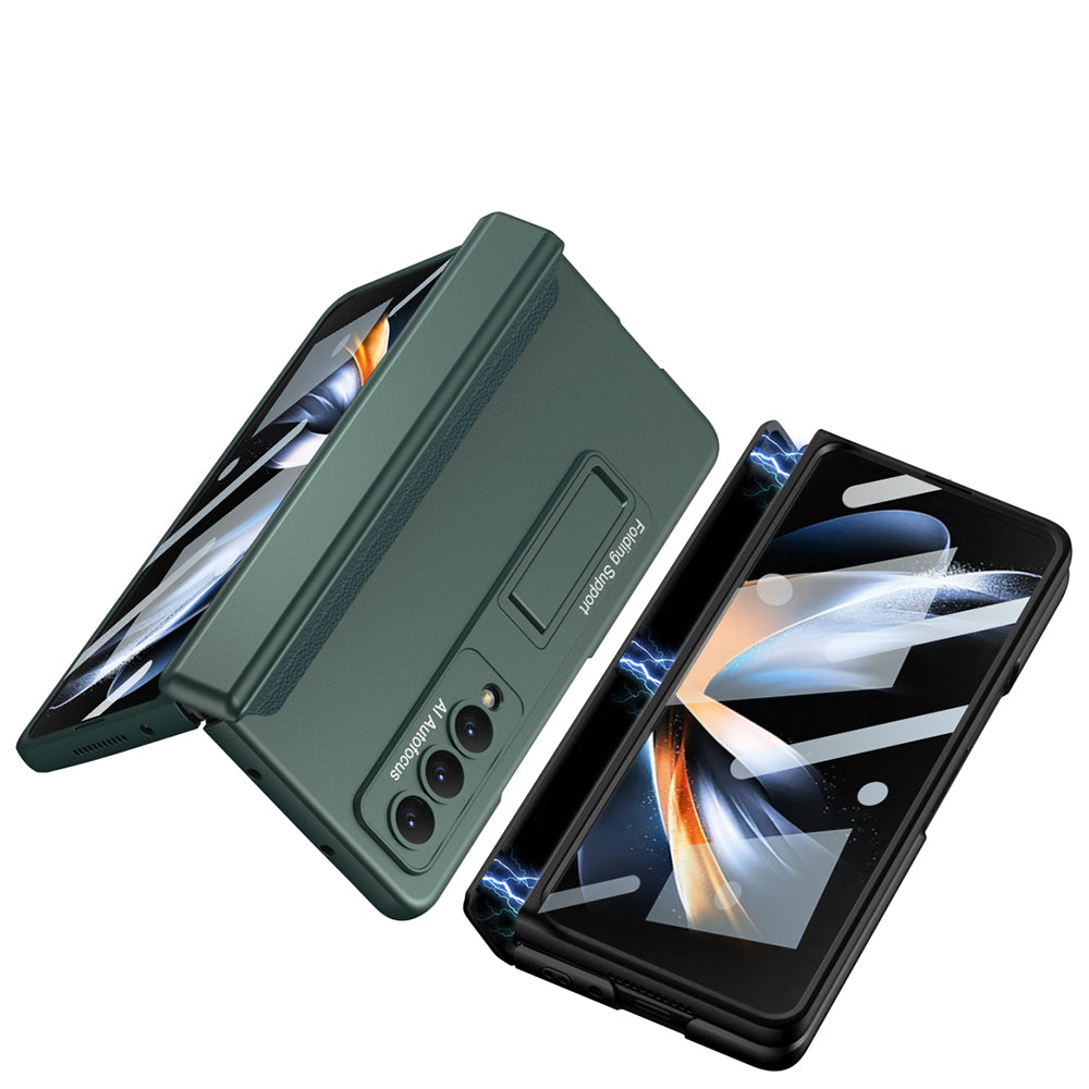 Magnetic Samsung Galaxy Z Fold4 5G Case Hinge Full Protect Case With Tempered Film