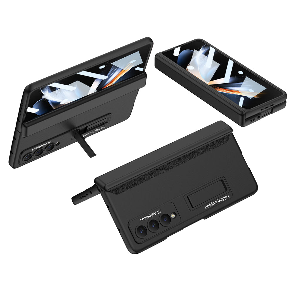 Magnetic Samsung Galaxy Z Fold4 5G Case Hinge Full Protect Case With Tempered Film