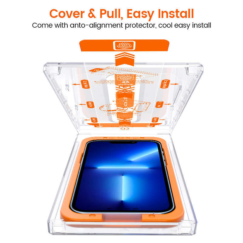 Auto Alignment iPhone Screen Protector Easy-install Apple iPhone 14 Screen Protector