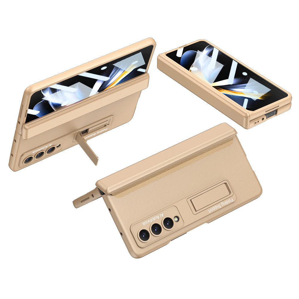 Magnetic Samsung Galaxy Z Fold4 5G Case Hinge Full Protect Case With Tempered Film