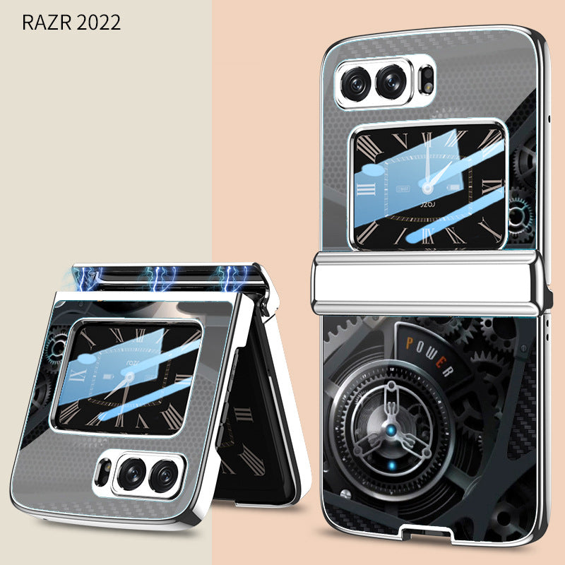 Magnetic Luxurious Electroplating Case For Motorola Razr 2022 With Front Film