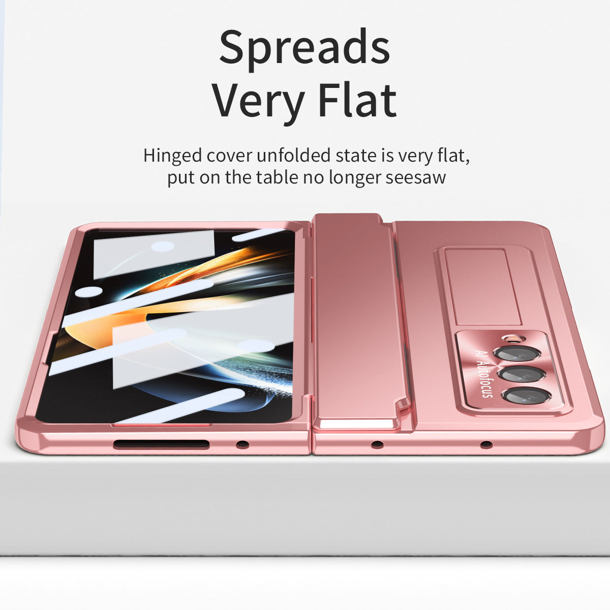 Hinge Plated Aluminum Alloy Camera Lens Protector Case For Samsung Galaxy Z Fold3 Fold4 5G
