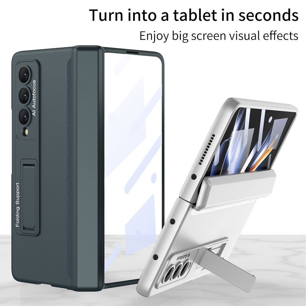 Magnetic Samsung Galaxy Z Fold4 5G Case Hinge Full Protect Case With Tempered Film