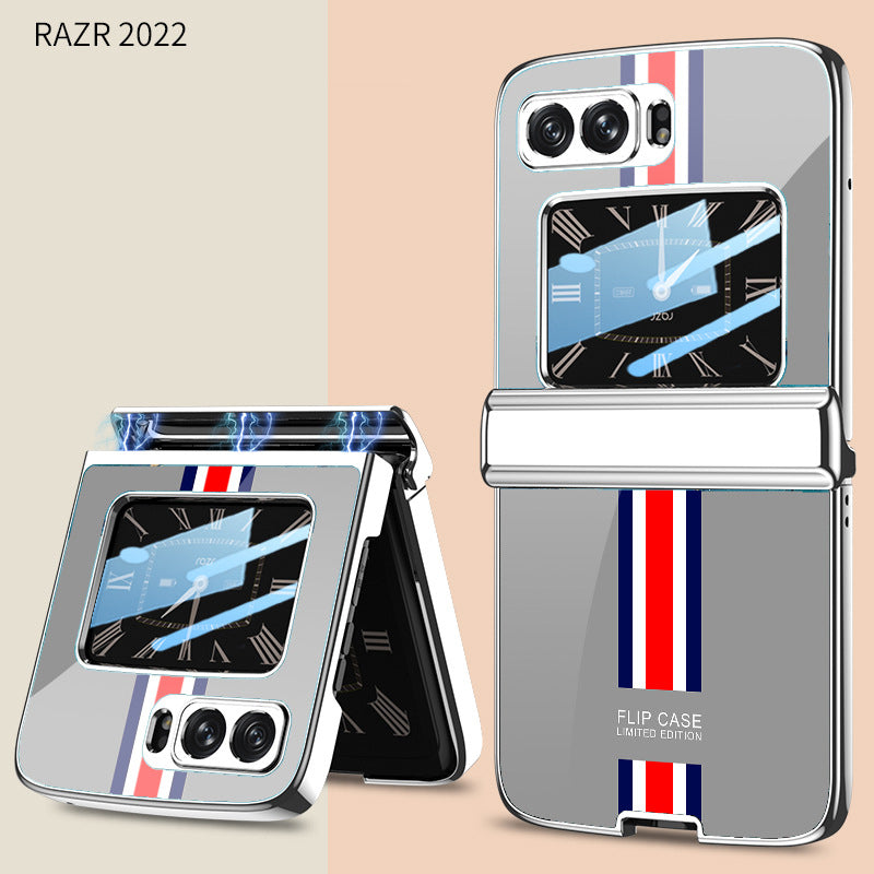 Magnetic Luxurious Electroplating Case For Motorola Razr 2022 With Front Film