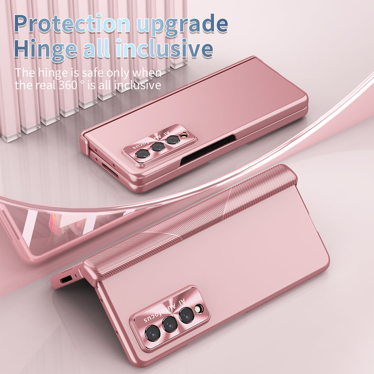 Anti-Falling Pen Holder Hard Case for Samsung Galaxy Z Fold5 Fold4 5G