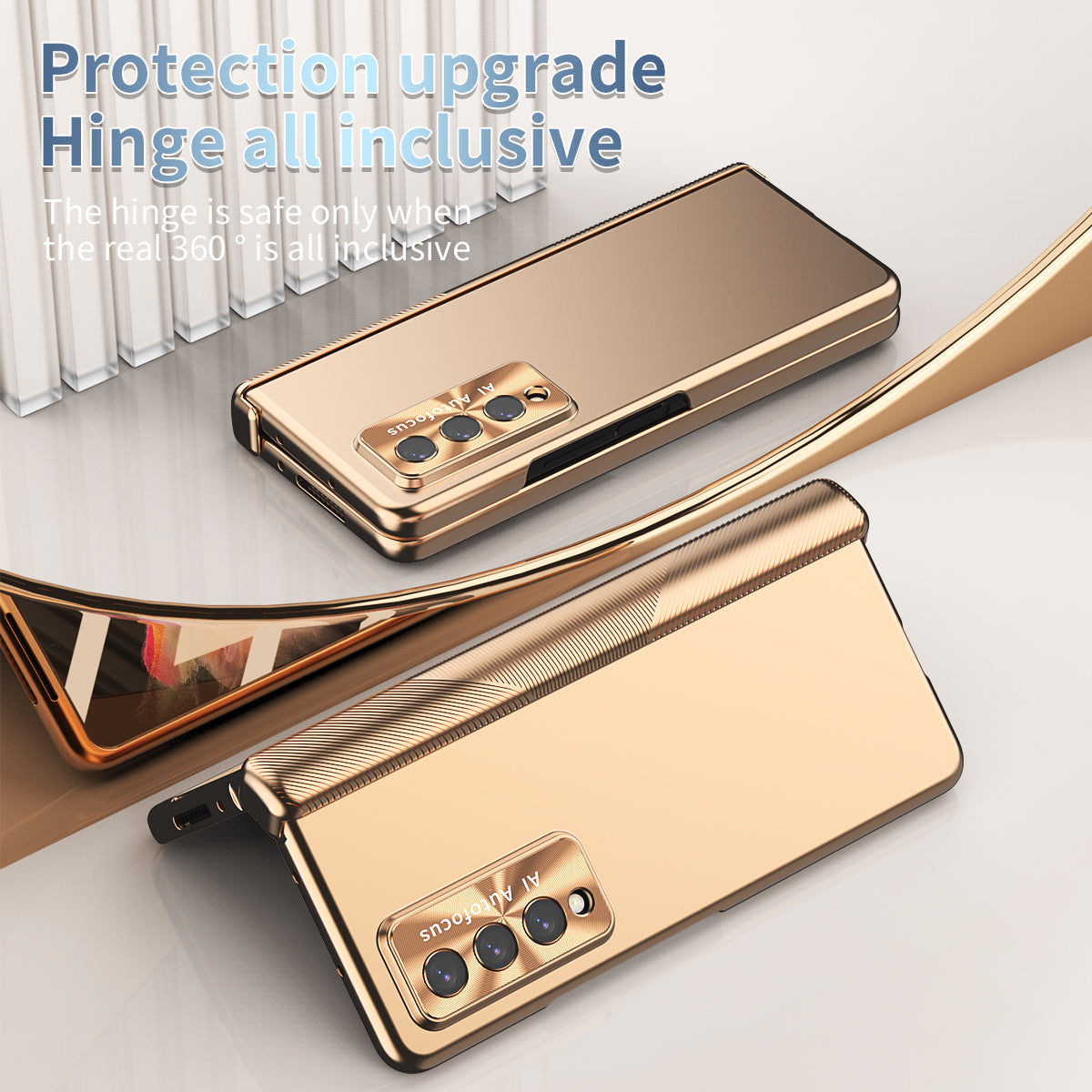Anti-Falling Pen Holder Hard Case for Samsung Galaxy Z Fold5 Fold4 5G