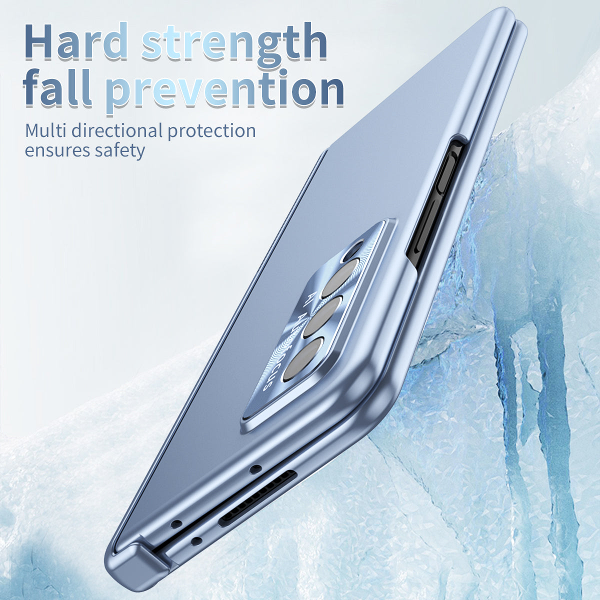 Anti-Falling Pen Holder Hard Case for Samsung Galaxy Z Fold5 Fold4 5G