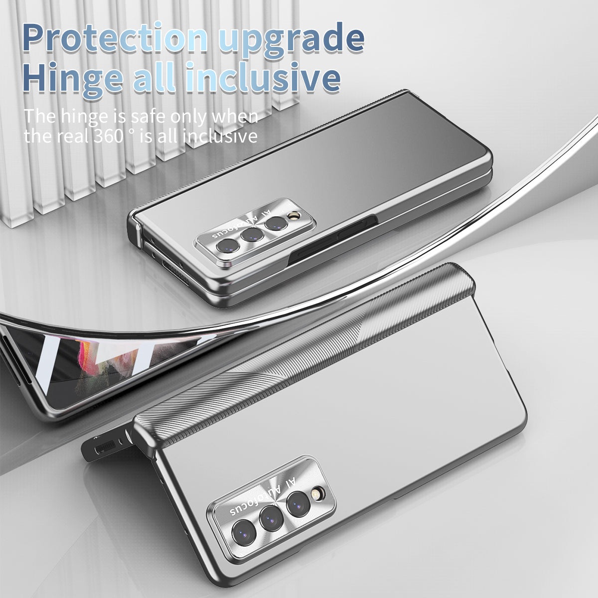 Anti-Falling Pen Holder Hard Case for Samsung Galaxy Z Fold5 Fold4 5G