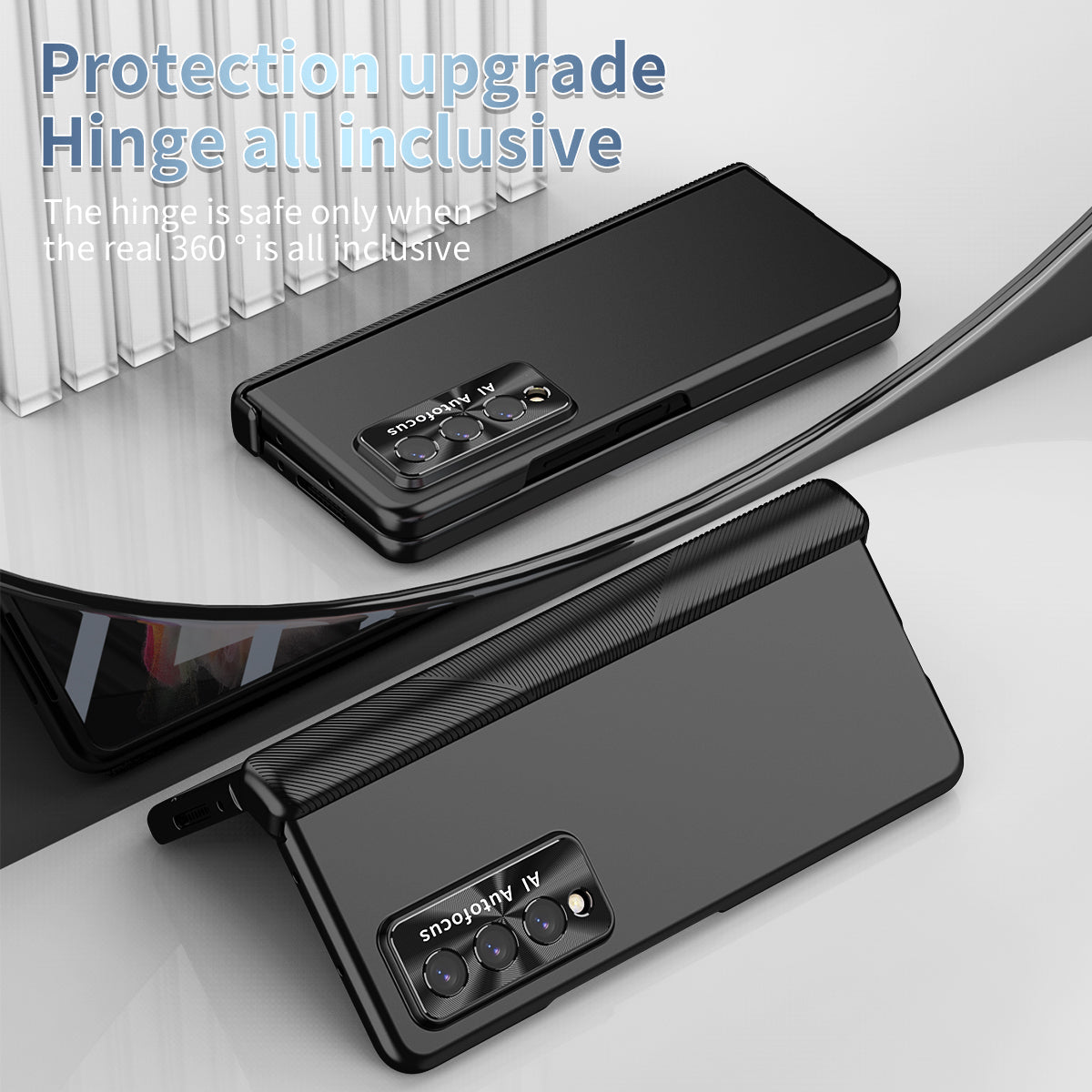 Anti-Falling Pen Holder Hard Case for Samsung Galaxy Z Fold5 Fold4 5G