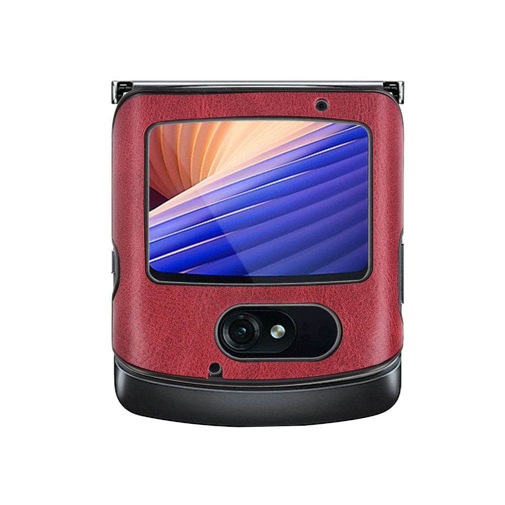 Motorola Moto Razr 5G 2020 Back Case Moto Razr Gen 2 Leather Cover Bumper Frame Back Cover for Motorola Razr 2020 Case Razr2