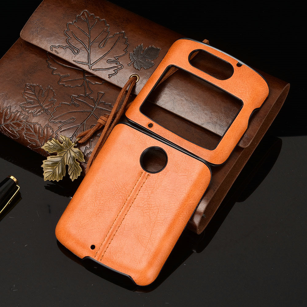 Motorola Moto Razr 5G 2020 Back Case Moto Razr Gen 2 Leather Cover Bumper Frame Back Cover for Motorola Razr 2020 Case Razr2