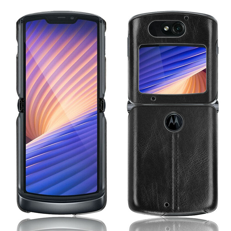 Motorola Moto Razr 5G 2020 Back Case Moto Razr Gen 2 Leather Cover Bumper Frame Back Cover for Motorola Razr 2020 Case Razr2