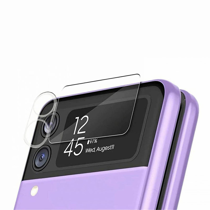 Samsung Galaxy Z Flip 3 Flip4 5G Camera Lens Glass & Rear Screen Protector