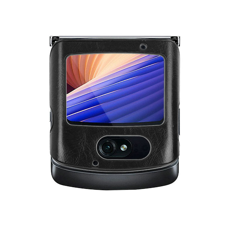 Motorola Moto Razr 5G 2020 Back Case Moto Razr Gen 2 Leather Cover Bumper Frame Back Cover for Motorola Razr 2020 Case Razr2