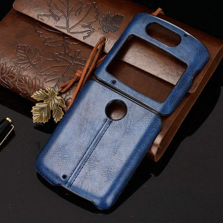 Motorola Moto Razr 5G 2020 Back Case Moto Razr Gen 2 Leather Cover Bumper Frame Back Cover for Motorola Razr 2020 Case Razr2