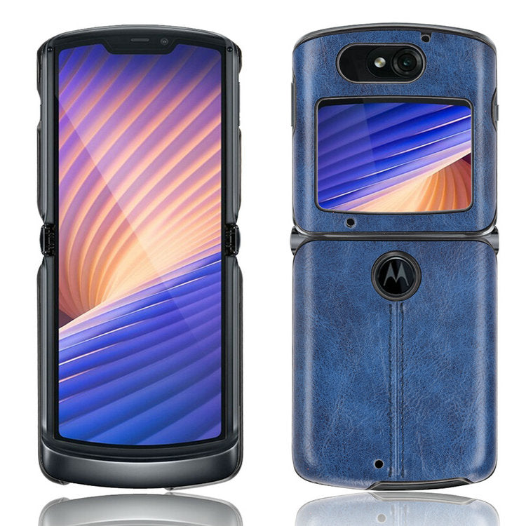 Motorola Moto Razr 5G 2020 Back Case Moto Razr Gen 2 Leather Cover Bumper Frame Back Cover for Motorola Razr 2020 Case Razr2