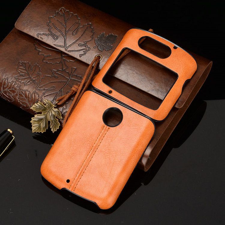 Motorola Moto Razr 5G 2020 Back Case Moto Razr Gen 2 Leather Cover Bumper Frame Back Cover for Motorola Razr 2020 Case Razr2